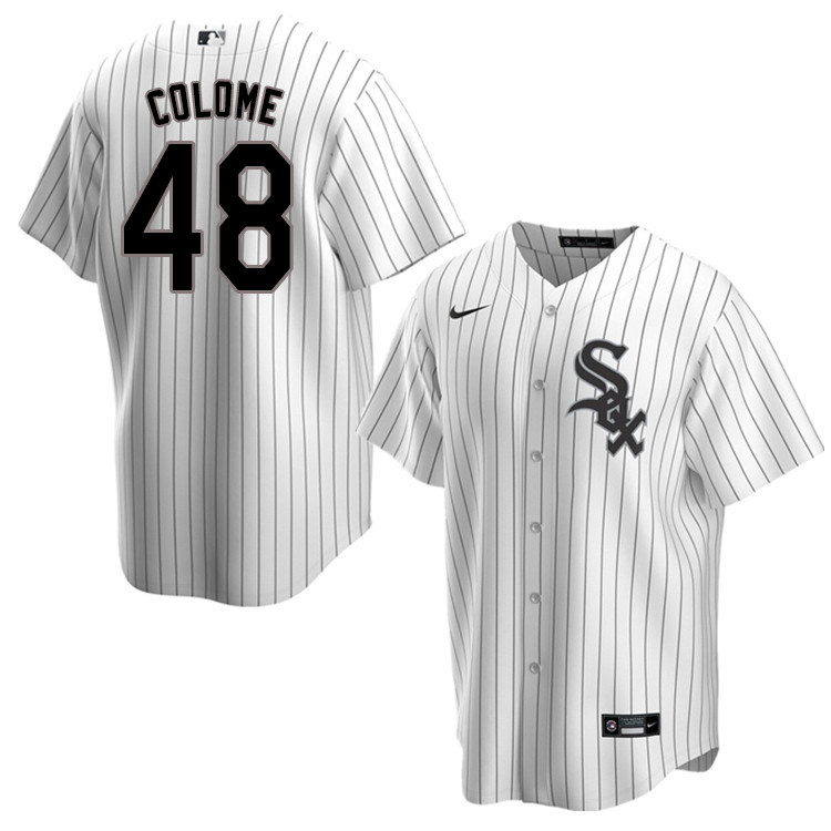 Nike Men #48 Alex Colome Chicago White Sox Baseball Jerseys Sale-Pinstripe
